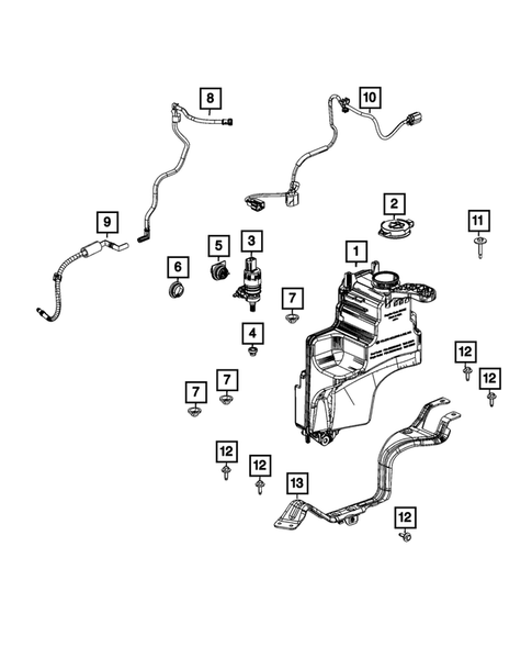 Wiper and Washer System for 2023 Jeep Gladiator #0
