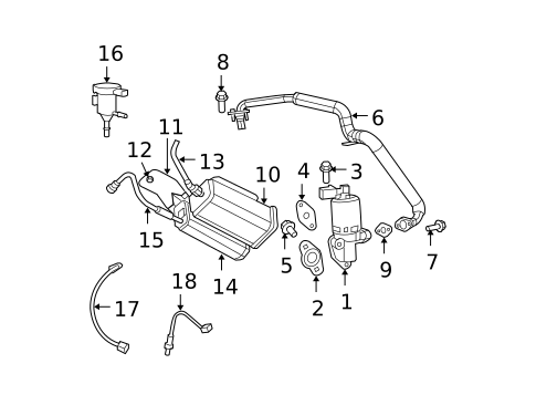 Emission Components for 2011 Jeep Wrangler #0