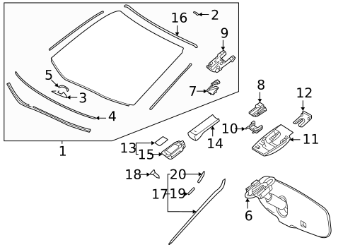 Lane Departure Warning for 2024 Toyota Sienna #1