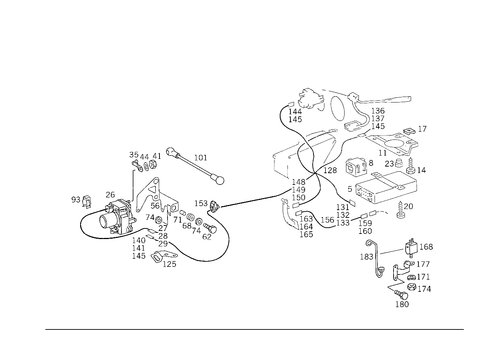 Tempomat (Cruise Control) for 1991 Mercedes-Benz 300 E #2