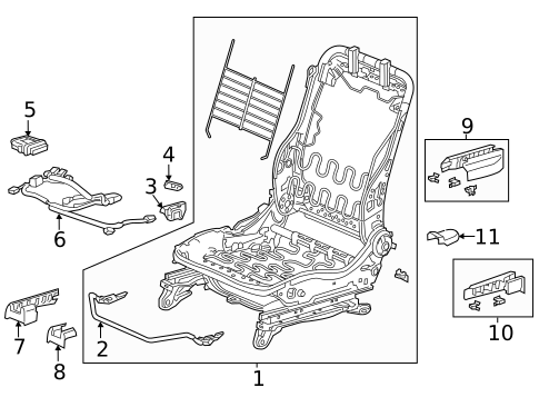 Tracks & Components for 2015 Honda Accord #2