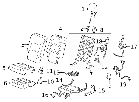 Third Row Seats for 2021 Buick Enclave #0