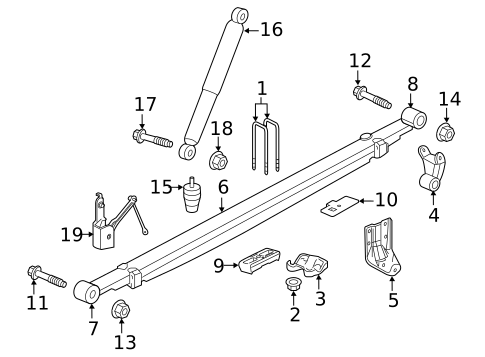 Rear Suspension for 2016 Chevrolet Silverado 1500 #0