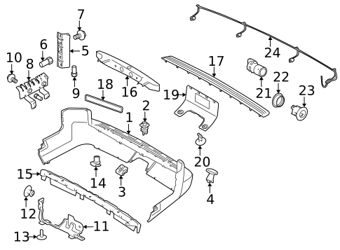 Parking Aid for 2013 Land Rover LR4 #2