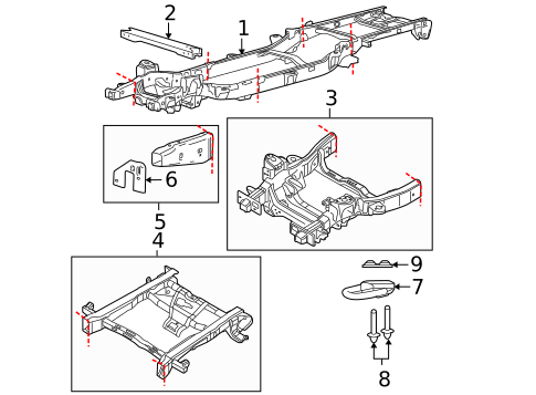 Frame & Components for 2010 Ford F-150 #1