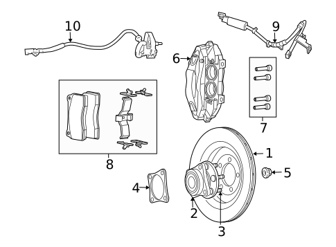 Anti-Lock Brakes for 2004 Dodge Viper #1