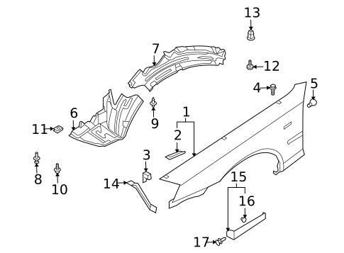 Fender & Components for 2004 INFINITI M45 #0