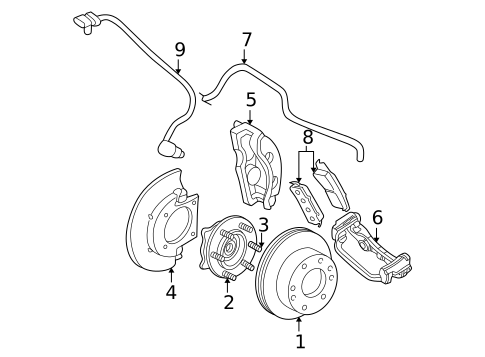 Front Brakes for 2015 Chevrolet Express 2500 #5