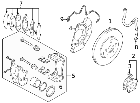 Anti-Lock Brakes for 2011 Suzuki Kizashi #1