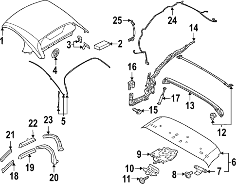 Cover & Components for 2023 Porsche 718 Spyder #0