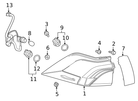 Bulbs - Chassis for 2023 Toyota RAV4 #4