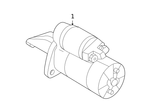 Starter for 2012 Nissan Sentra #1