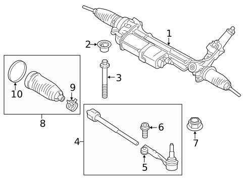 Steering Gear & Linkage for 2017 BMW X5 #2