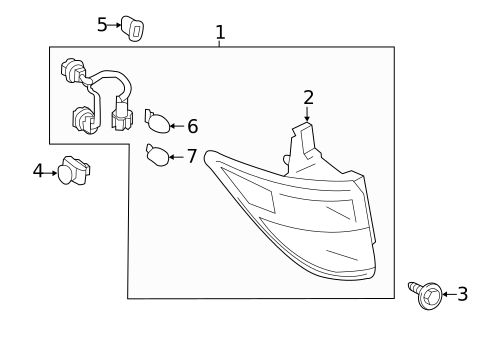 Bulbs - Chassis for 2015 Nissan Quest #1