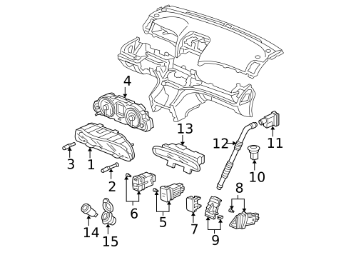 Switches for 2005 Acura TSX #1