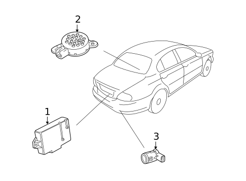 Parking Aid for 2005 Jaguar X-Type #0