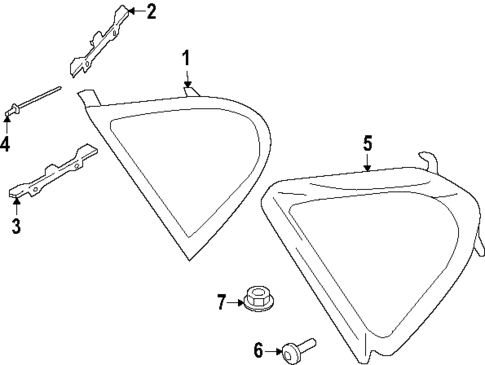Glass & Hardware for 2025 Porsche Panamera #0