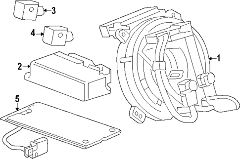Air Bag Components for 2025 GMC Sierra EV #0