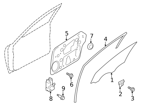 Front Door for 2012 Kia Optima #1