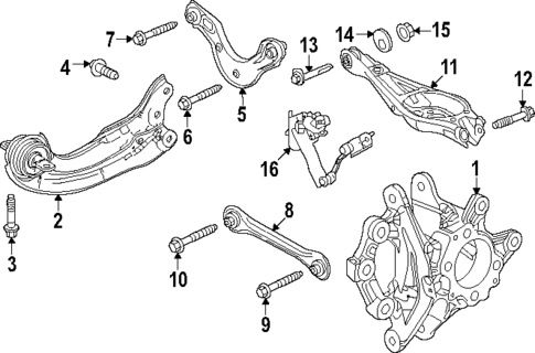 Rear Suspension for 2023 Honda Civic #0