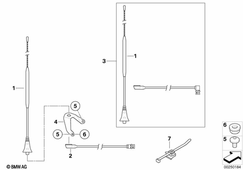 Radio Antenna for 2011 BMW-Motorrad R 1200 RT #2