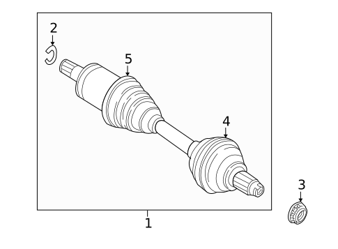 Drive Axles for 2013 BMW X6 #0