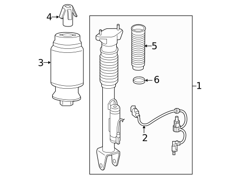 Shocks & Components for 2016 Mercedes-Benz GLE 450 AMG® #1
