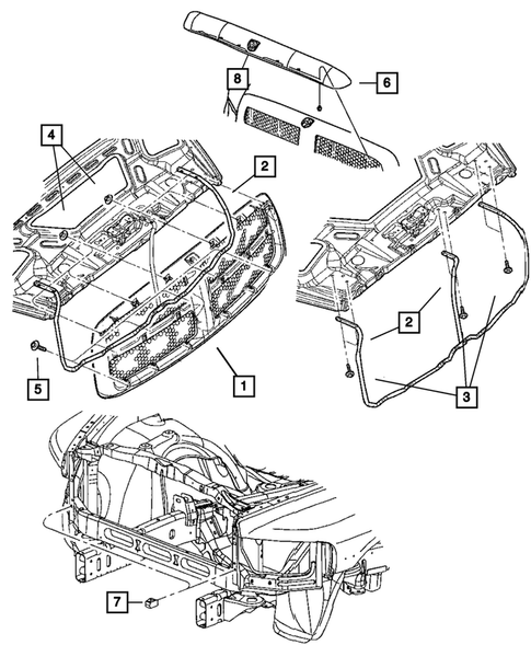 Grilles for 2007 Dodge Ram 3500 #1