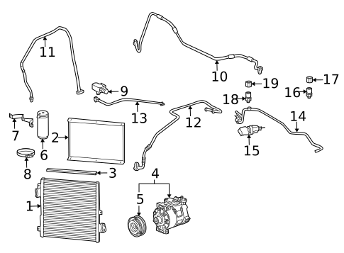 Condenser, Compressor & Lines for 2008 Porsche 911 #0