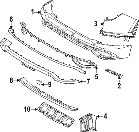 Bumper & Components - Rear for 2025 Hyundai Tucson #1