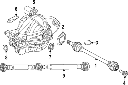 Axle & Differential for 2021 BMW X3 #0