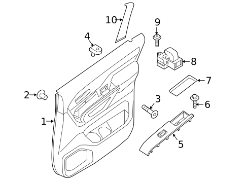 Rear Door for 2023 Nissan TITAN #2