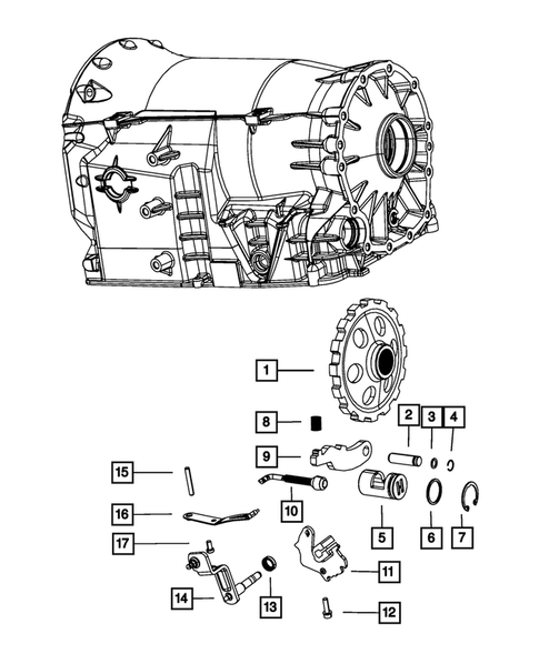 Valve Body, Accumulator, Solenoid and Parking Sprag for 2012 Chrysler 300 #0