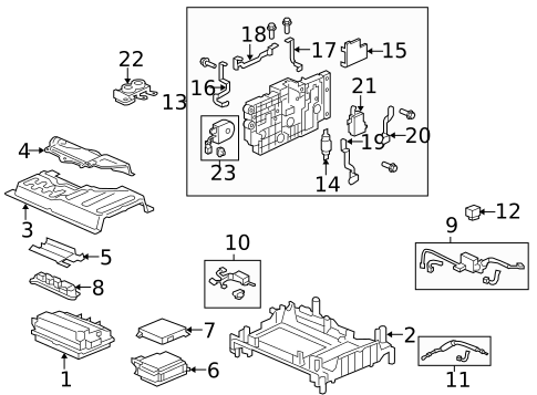 Electrical Components for 2010 Honda Insight #0