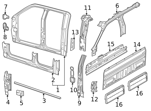 Roof & Components for 2012 Ford F-150 #3