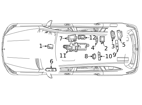 Antenna & Radio for 2021 Mercedes-Benz GLS 63 AMG® #1