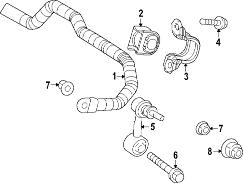 Stabilizer Bar & Components for 2025 Toyota GR Corolla #0