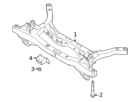 Suspension Mounting for 2019 Hyundai Veloster N #1