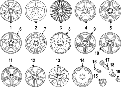 Wheels for 2006 Mercedes-Benz CLS55 AMG #0