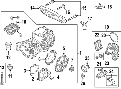 Axle & Differential for 2025 Volvo S90 #0