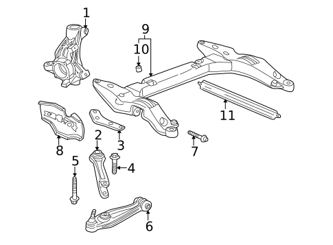 Suspension Components for 2000 Porsche Boxster #0
