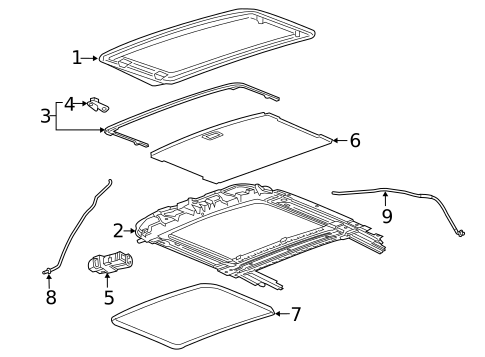 Sunroof for 2022 Chevrolet Camaro #1