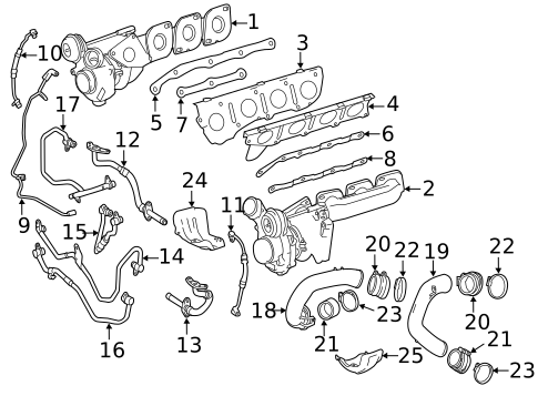 Turbo Charger for 2013 Mercedes-Benz E 550 #0