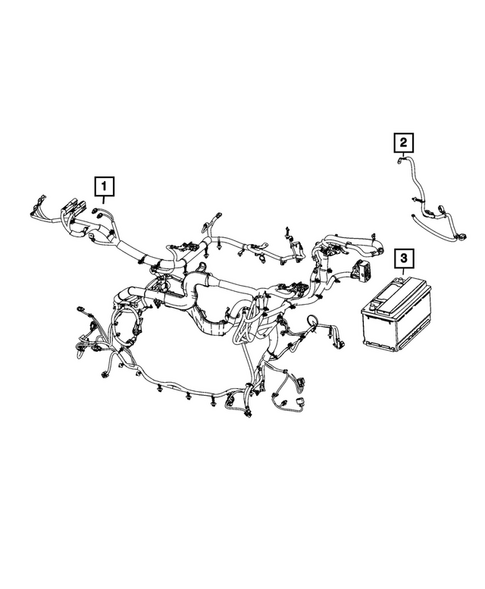 Battery, Battery Tray and Cables for 2025 Ram 1500 #3