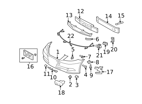 Parking Aid for 2009 Lexus LS460 #0