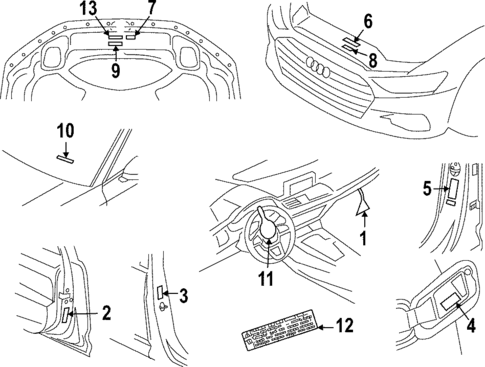 Labels for 2025 Audi RS7 Sportback #0