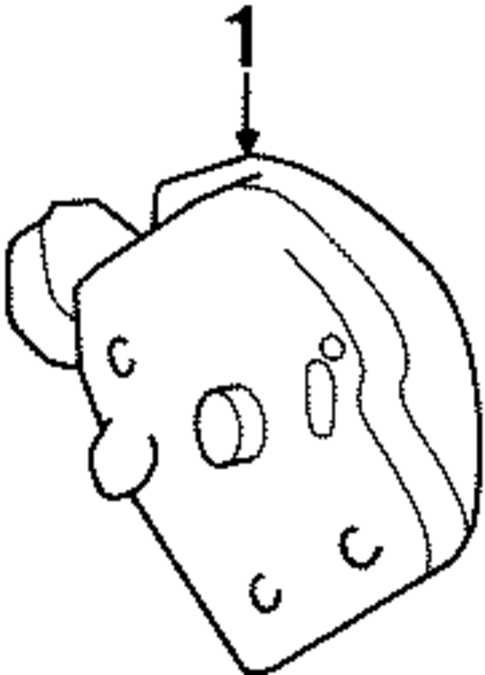 Horn for 1993 Cadillac Eldorado #0