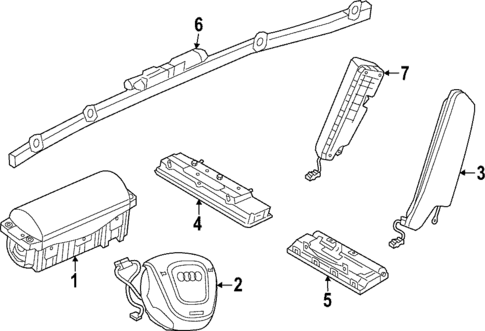 Air Bag Components for 2023 Audi RS3 #0