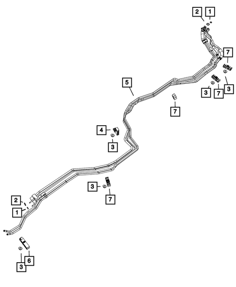 Air Conditioner and Heater Plumbing for 2020 Dodge Journey #1