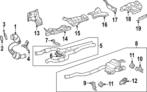 Exhaust Components for 2024 Mercedes-Benz SL55 AMG #0